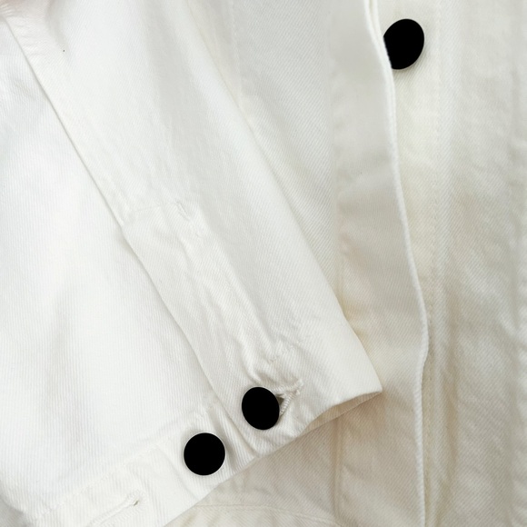 Kallmeyer ELLIOTT DENIM CHORE JACKET in Salt - Picture 7 of 8